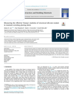 Measuring The Effective Young's Modulus of Structural Silicone Sealant in Moment-Resisting Glazing Joints PDF