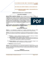 Reglamento de La Ley de Los Derechos de Ninas Ninos y Adolescentes de La Ciudad de Mexico