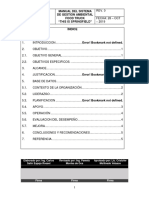 Manual de Sistema de Gestion Ambiental