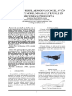 Análisis Del Perfil Aerodinamico de Un Avion ANSYS