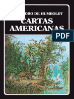 Cartas Americanas de Alexander Von Humboldt. 