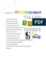 Taller para Padres