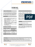 Intenzifikator KC: Grinding Aid For Improvement of Cement Grinding