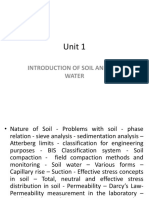 Unit 1: Introduction of Soil and Soil Water