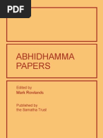 Abhidhamma Papers Final