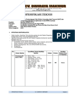 Spesifikasi Teknis (Dwiraya)