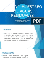 1) Aforo y Muestreo de Aguas Residuales