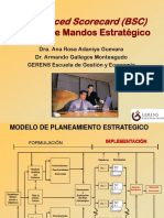 El Balanced Scorecard (BSC) : Tablero de Mandos Estratégico