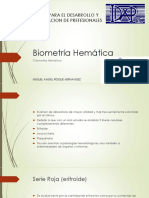 Biometría Hemática: Instituto para El Desarrollo Y Actualizacion de Prefesionales