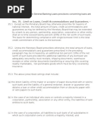 Sec. 35. Limit On Loans, Credit Accommodations and Guarantees.