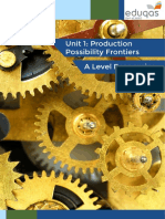 Unit 1: Production Possibility Frontiers A Level Economics