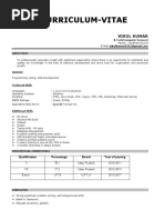 Curriculum-Vitae: Vikul Kumar