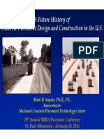 Future History of Concrete Pavement