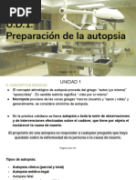 U.D.1. Preparación de La Autopsia