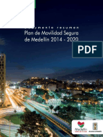 Resumen Plan Movilidad Segura Medellin 2014 2020