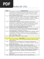 Lecture Schedule (IE-236) : Week Learning Units