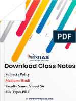 Class Notes Polity Dristi Ias