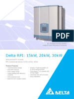 Delta Rpi m15 30a Inverter Data Sheet