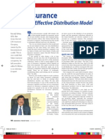 Bancassurance - An Effective Distributive Model