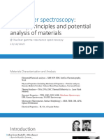 Mössbauer Spectroscopy:: History, Principles and Potential Analysis of Materials