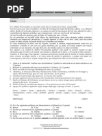 Examen Lengua 1 ESO. - Tema 2 Narración-Sinónimos y Antónimos