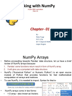 Working With Numpy: Chapter-01