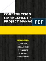 Construction Management / Project Management