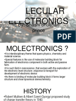 Molecular Electronics