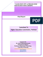 TPV Report - DLI 7 (Need-Based Scholarships)