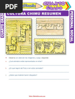 Cultura Chimú Resumen para Cuarto Grado de Primaria