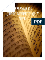 Hebreo Bíblico. (Imperfecto. Qal y Nifal) (Compatibility Mode)