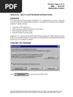 Vesuvius - Heat Flow Program Instructions: Enable Macros