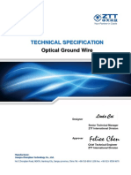 Technical Specification: Optical Ground Wire