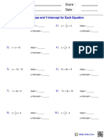 Algebra1 Func Slope Lines