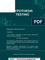 Hypothesis Testing