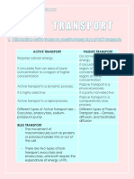 Active Transport Passive Transport: Perez, Jellie Lenn G. STM 14