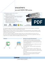 Westermo Ds General SFP 100 Mbit Fibre Copper Transceiver 1901 Revf