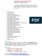 International Journal of Electromagnetics (IJEL)