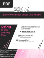 Sistem Persamaan Linear Dua Variabel