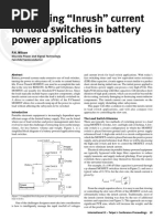 Controlling Inrush Current in High Demanding Applications