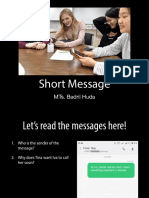 Materi Short Message and Notice SMP/MTs