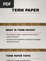 Term Paper