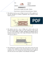 Tribology Assignment 01