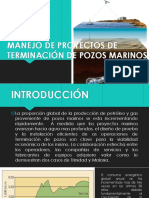 Manejo de Proyectos de Terminación de Pozos Marinos