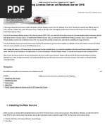 Installing Remote Desktop License Server On Windows Server 2016