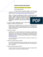 Preguntas Más Frecuentes: Tabla de Equivalencias de Acreditación de Lenguas L2 de La UV