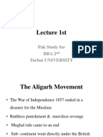 Lecture 1st: Pak Study For Bba 2 Turbat University