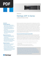 Netapp Aff A-Series: Datasheet