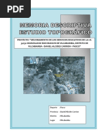 Índice General Informe Topográfico