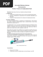 Sensores de Desplazamiento Lineal